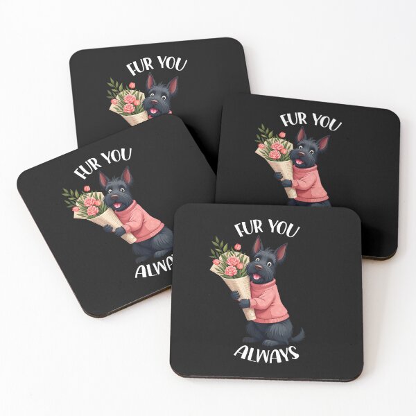 Item preview, Cute Black Scottish Terrier Fur You Always Valentine Dog Lover Mom Dad designed and sold by FurryHavenPH.
