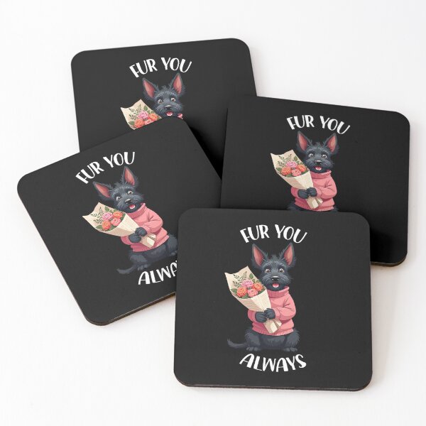 Item preview, Cute Black Scottish Terrier Fur You Always Valentine Dog Lover Mom Dad designed and sold by FurryHavenPH.