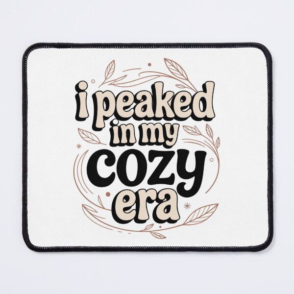 Item preview, I Peaked In My Era Nostalgic Art Print with Leaf Accents designed and sold by HustleBossLady247.