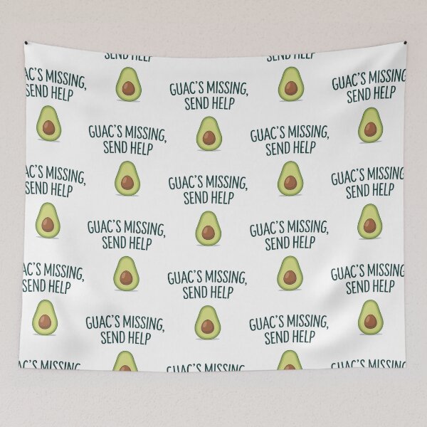 Item preview, Guac’s Missing, Send Help – Avocado Emergency Humor designed and sold by Taans-Creation.