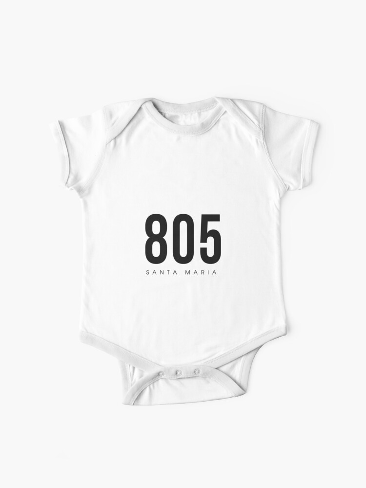 Santa Maria Ca 805 Area Code Design Baby One Piece For Sale By Cartocreative Redbubble