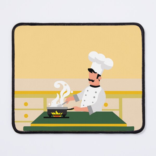 Item preview, Minimalist Chef Illustration – Culinary Art for Food Lovers designed and sold by nicollepico.