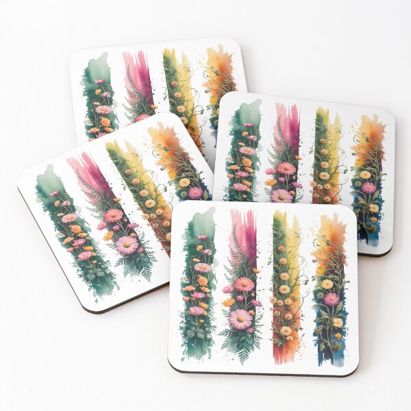 Item preview, Boho Wildflower Brush Stroke Floral – Bold Watercolor Garden Design for Nature Lovers designed and sold by CoastalEmp.
