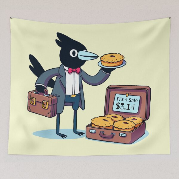 Item preview, Magpie Pie Salesman designed and sold by Ghost on Toast.