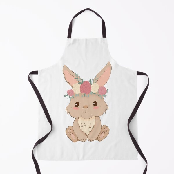 Item preview, Rabbit with flower wreath - AA0147A designed and sold by LionsHut.