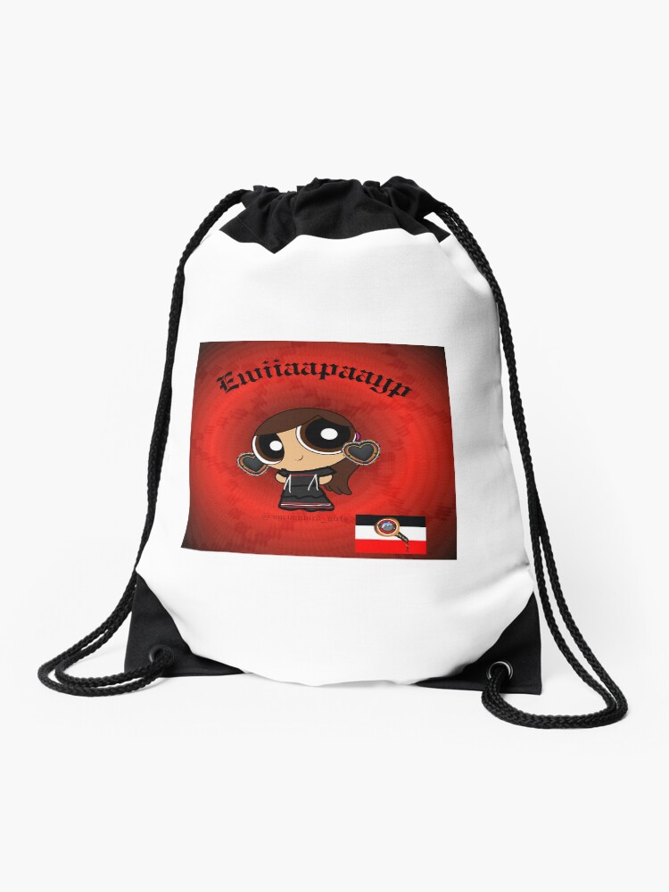 Thumbnail 1 of 3, Drawstring Bag, Ewiiaapaayp powerpuff designed and sold by sycuanbirdgirls.