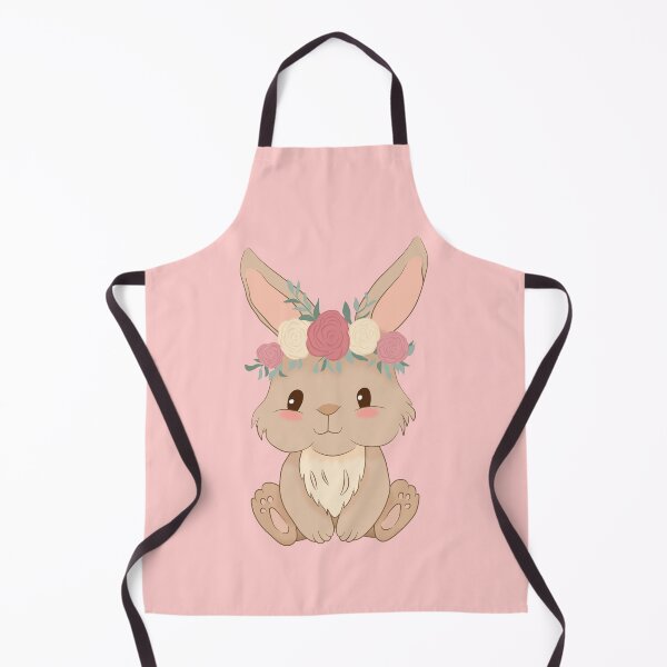 Item preview, Rabbit with flower wreath - AA0147B designed and sold by LionsHut.