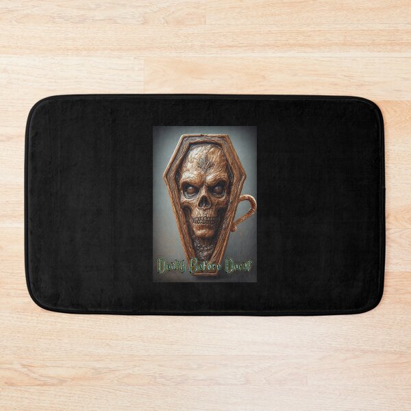 Item preview, Death Before Decaf – Caffeine Till the Grave | Funny Coffee Lover Quote | Caffeine Addict Design designed and sold by Mark Mentzer.