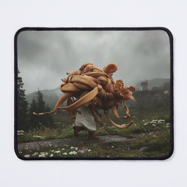 Item preview, Surreal creature in Alpine landscape – Dark fantasy aesthetics in a mystical natural setting designed and sold by GM-Creativeone.