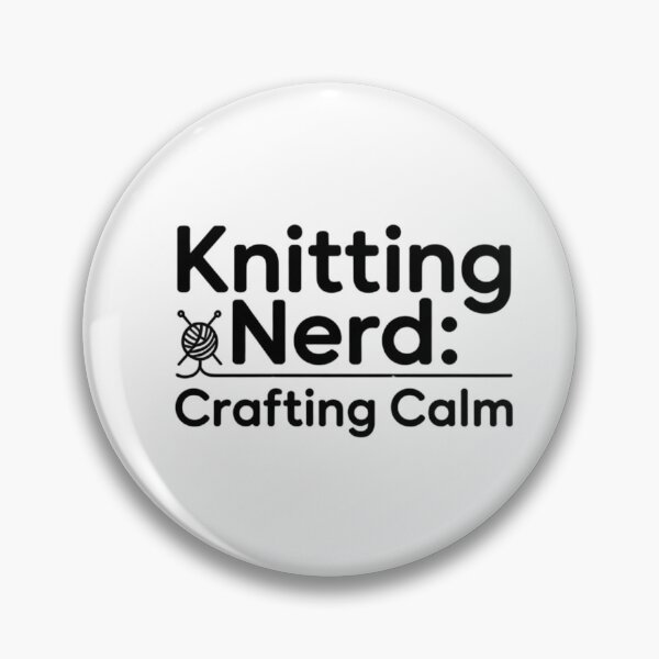 Item preview, Knitting Nerd Crafting Calm Artistic Print with Minimalist Design designed and sold by HustleBossLady247.