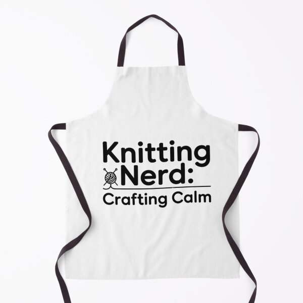 Item preview, Knitting Nerd Crafting Calm Artistic Print with Minimalist Design designed and sold by HustleBossLady247.