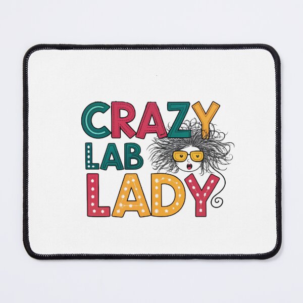 Item preview, Crazy Lab Lady - Funny Science & Research Design designed and sold by asliberry.