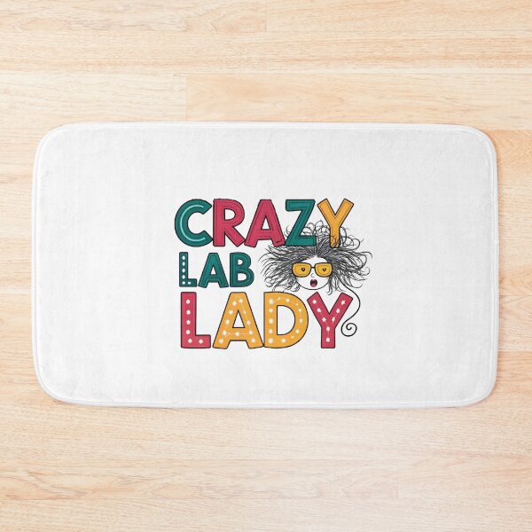 Item preview, Crazy Lab Lady - Funny Science & Research Design designed and sold by asliberry.