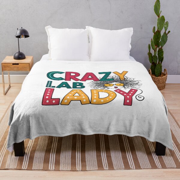 Item preview, Crazy Lab Lady - Funny Science & Research Design designed and sold by asliberry.