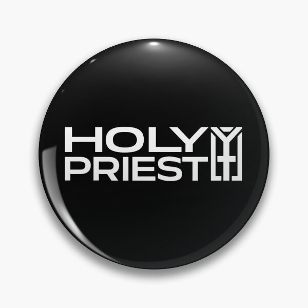 Item preview, Holy Priest Hard Techno Logo Rave DJ designed and sold by TECHNO_SHIRTS.