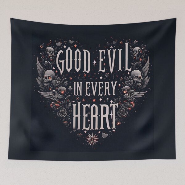 Item preview, Gothic Heart Winged Skulls designed and sold by Voodoo Store Paranormal Collections.