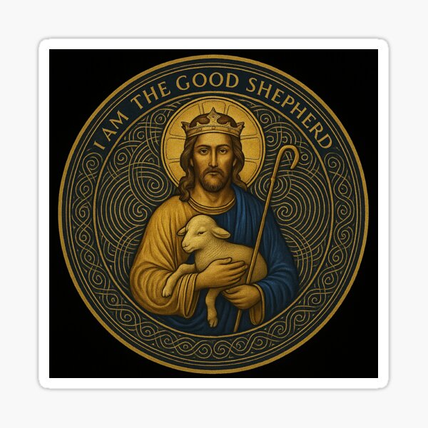 Item preview, Christ: The Good Shepherd designed and sold by StAmbroseThrds.