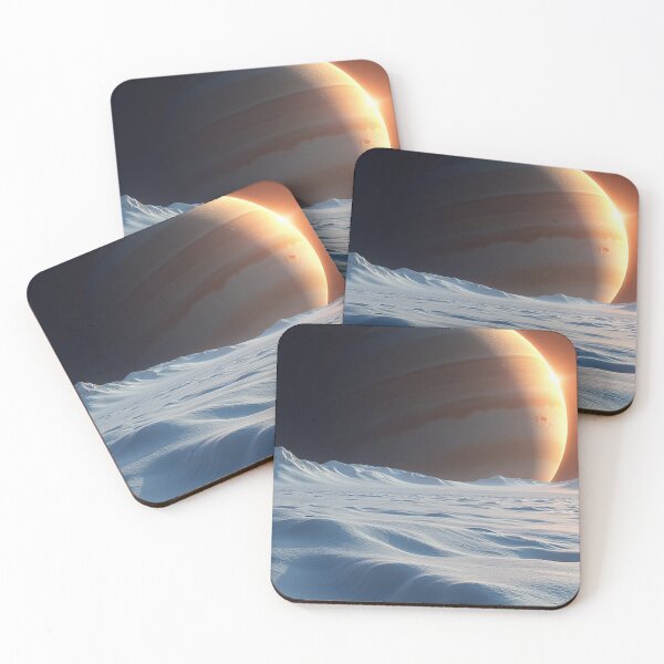Item preview, Sunrise over Jupiter V 35 – AI Digital Space Art-AI Art 4000×5000 px designed and sold by OrionAIStudio.