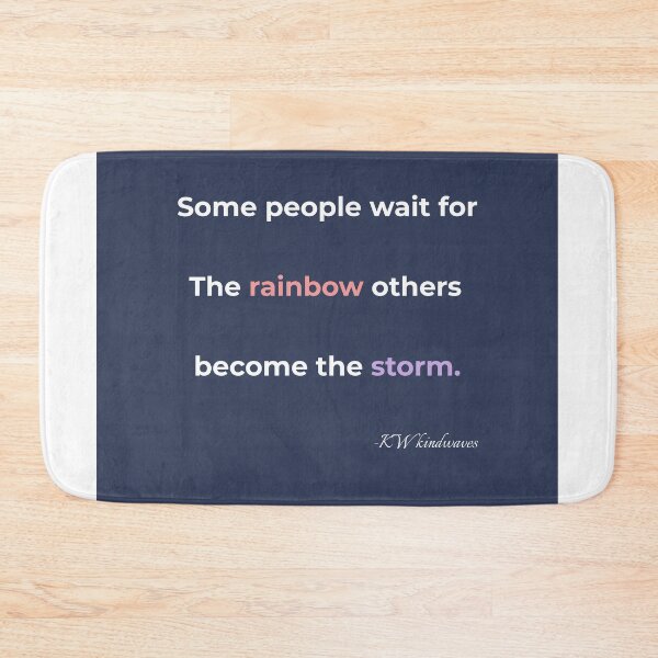 Item preview, Become the Storm – Empowering Rain Quote designed and sold by KWkindwaves.