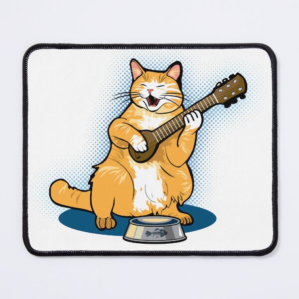 Item preview, Time to Feed The Cat – Pop Art Feline Graphic designed and sold by Pondercup.