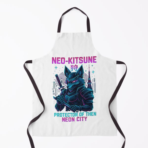 Item preview, Neon Vengeance – Fox of the Shogunate designed and sold by inkNext.