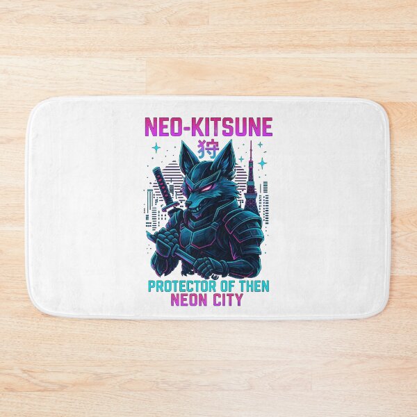Item preview, Neon Vengeance – Fox of the Shogunate designed and sold by inkNext.
