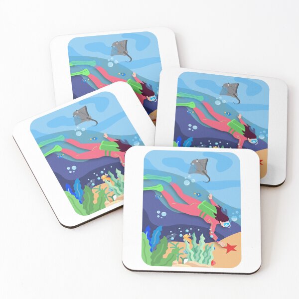 Item preview, Ocean Explorer – Colorful Underwater Scene for Nature and Adventure Lovers designed and sold by nicollepico.