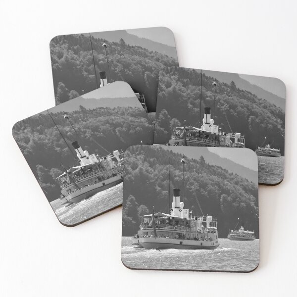 Item preview, Encounter on the lake – Two steamships cross designed and sold by beatbieri.ch.