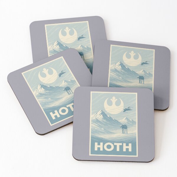 Item preview, Hoth – Vintage Star Wars Battle Poster | Rebel Snow front Design designed and sold by Cozy Trends.