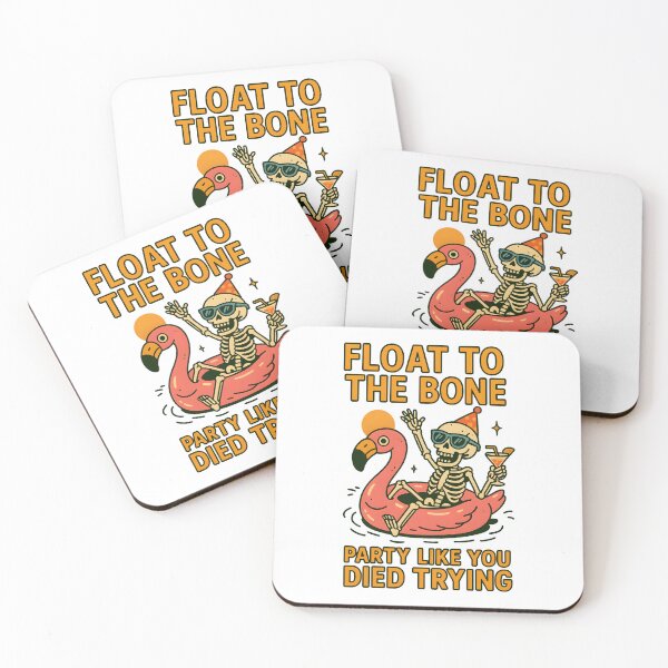 Item preview, Float to the Bone - Party Like You Died Trying designed and sold by inkNext.