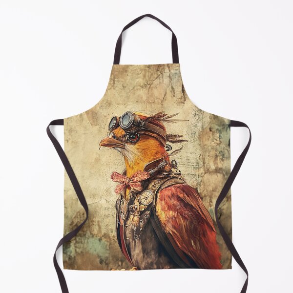 Item preview, Steampunk bird awaits new flight orders designed and sold by Made-by-Gus.