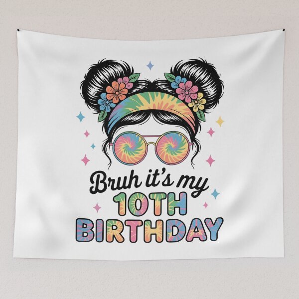 Item preview, Bruh It's My 10th Birthday Girl 10 Year Old designed and sold by clothesy7.
