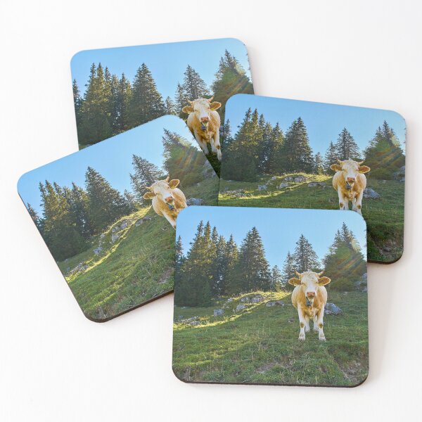 Item preview, Cow in the evening sun designed and sold by beatbieri.ch.