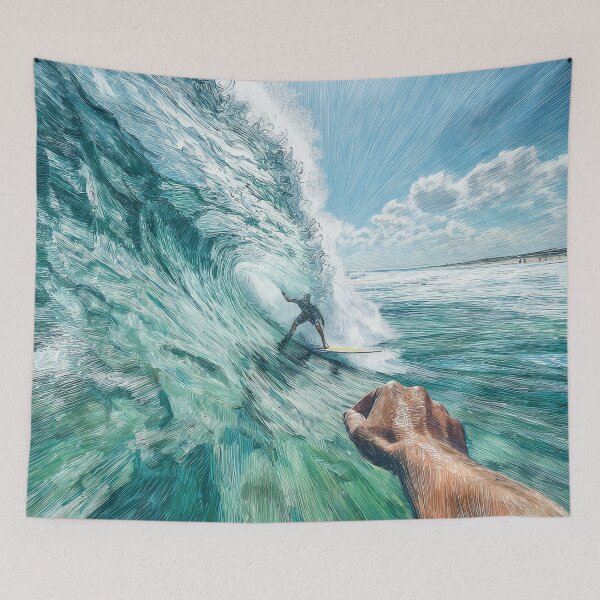 Item preview, Surfing the wave designed and sold by Arthoughts.