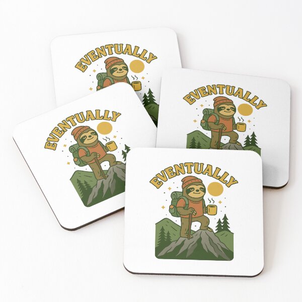 Item preview, Eventually – Summit Sloth Vibes Only designed and sold by inkNext.