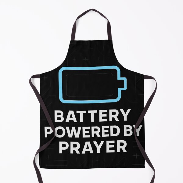 Item preview, Battery Powered by Prayer – Digital Saints Design designed and sold by LevelUpLab.