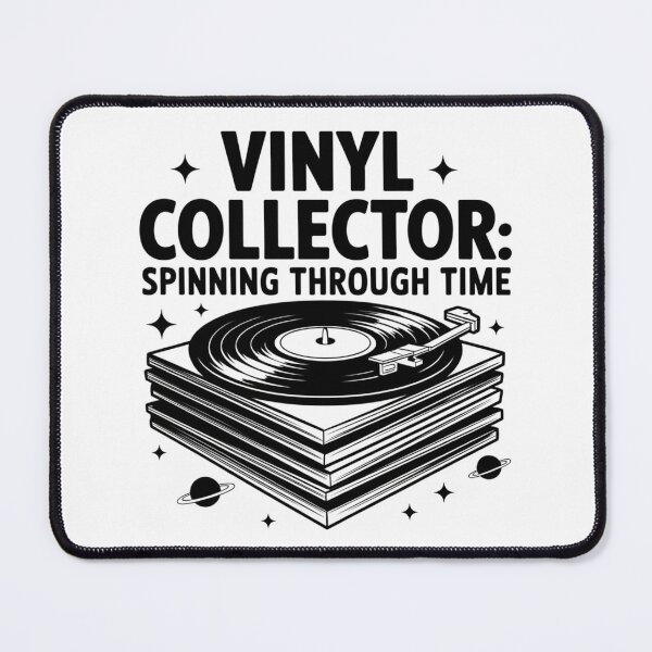 Item preview, Vinyl Collector Spinning Through Time Art designed and sold by HustleBossLady247.