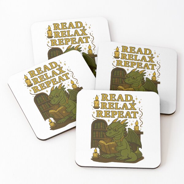 Item preview, Bookwyrm Bliss – Read, Relax, Repeat designed and sold by inkNext.