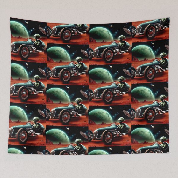 Item preview, Alien and classic old car designed and sold by Dogandesighn.