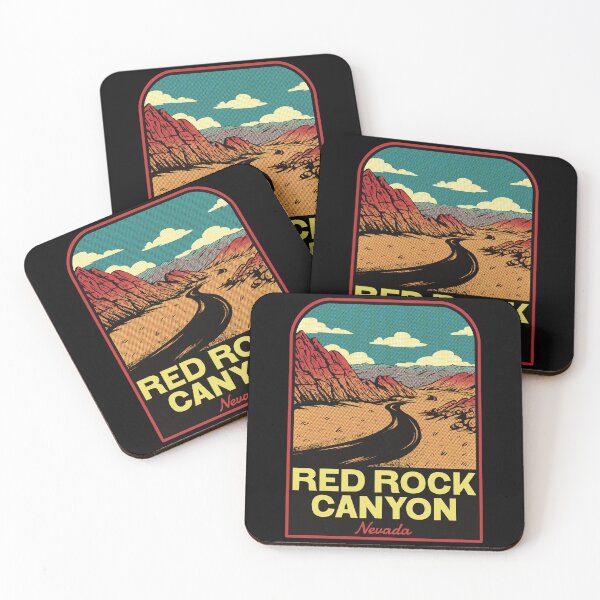 Item preview, Arte de viaje retro de Red Rock Canyon, Nevada designed and sold by HalpinDesign.