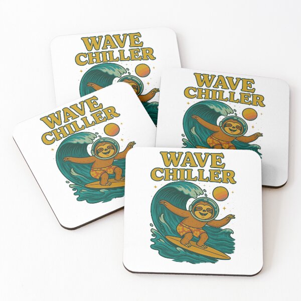 Item preview, Wave Chiller – colorful surfboard designed and sold by inkNext.