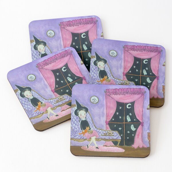 Item preview, Illustration Witch reading a book, magic art  designed and sold by RosaLL.