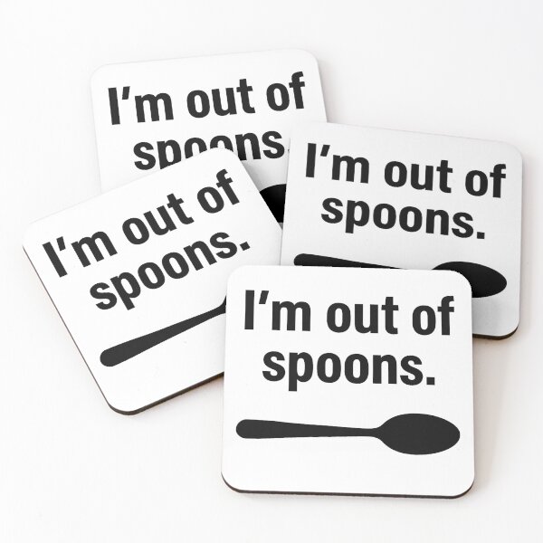 Item preview, I'm out of spoons... designed and sold by AKNinetyDesigns.