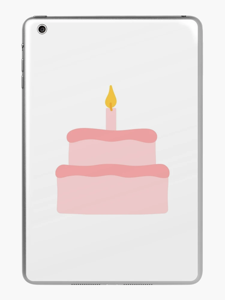 Birthday Cake Gift Tag- Pink - Brake Ink Stationery