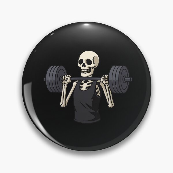 Item preview, Skeleton Weightlifter Funny Workout – Fitness Motivation Gym Art designed and sold by ColorSplash123.