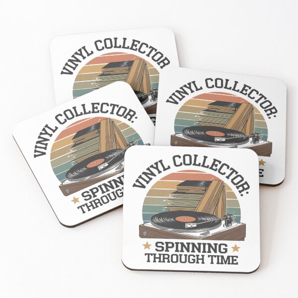 Item preview, Coleccionista de vinilos girando a través del tiempo designed and sold by HustleBossLady247.