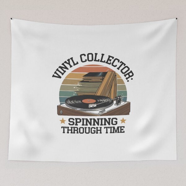 Item preview, Vinyl Collector Spinning Through Time Art designed and sold by HustleBossLady247.