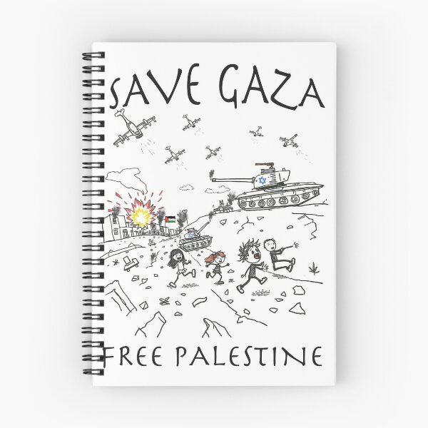 Item preview, Save Gaza – Childlike Drawing for Free Palestine designed and sold by Pulse Creativity Designs.