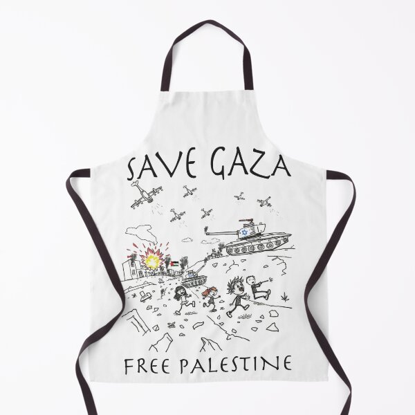 Item preview, Save Gaza – Childlike Drawing for Free Palestine designed and sold by Pulse Creativity Designs.