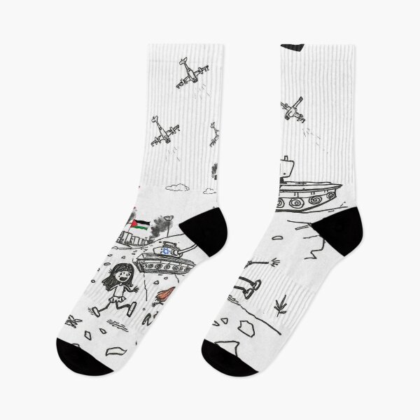 Item preview, Save Gaza – Childlike Drawing for Free Palestine designed and sold by Pulse Creativity Designs.